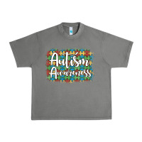 Tornado autism awareness puzzle background Urban Heavy Tee - Artiststas