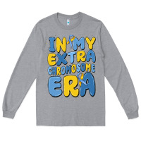 Heather Grey in my extra chromosome era Long Sleeve Tee - MaliasSmallBusiness