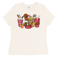 Bone dachshund coffee cups Ladies Tee - Zillion Design Studio