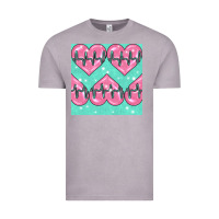 Nursing Heart Seamless Pattern Vintage Tee | Teevron
