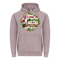 Christmas All I Want For Christmas Is A Cow Vintage Hoodie | Teevron