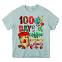 Arona 100 days of coffee and chaos Heavy Core Tee - texasbilliewilder