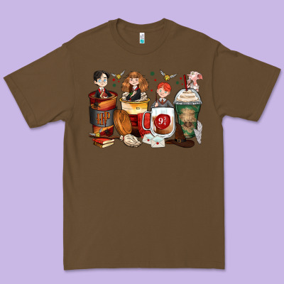 Harry Coffee Cups Premium Tee Designed By Zillion Design Studio