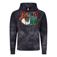 Cloud Black african american santa ho ho ho Vintage Hoodie - RanaPortraitStore