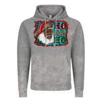 Cloud Rock african american santa ho ho ho Vintage Hoodie - RanaPortraitStore