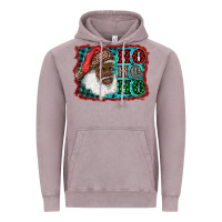 Vintage Zinc african american santa ho ho ho Vintage Hoodie - RanaPortraitStore
