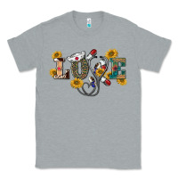 Heather Grey western love nurse Classic Tee - BarkalooDesign