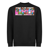Black Western Easter Day Gnomes With Eggs Heavyweight Sweatshirt - Artiststas