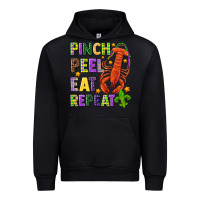 Black Pinch peel eat repeat crawfish Urban Hoodie - HowdyJamesFarm