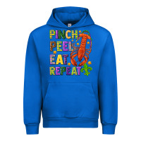 Cobalt Pinch peel eat repeat crawfish Urban Hoodie - HowdyJamesFarm