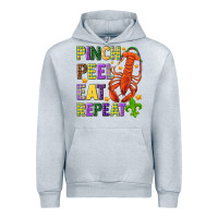 Heather Grey Pinch peel eat repeat crawfish Urban Hoodie - HowdyJamesFarm