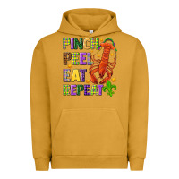 Pigment Peanut Butter Pinch peel eat repeat crawfish Urban Hoodie - HowdyJamesFarm
