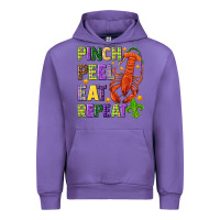 Tulip Pinch peel eat repeat crawfish Urban Hoodie - HowdyJamesFarm