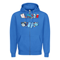 True Royal custom name nurse Zipper Hoodie - MaliasSmallBusiness