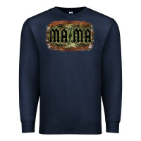 Navy Camouflage Patterned Mama Tried Premium Sweatshirt - Bettercallsaul