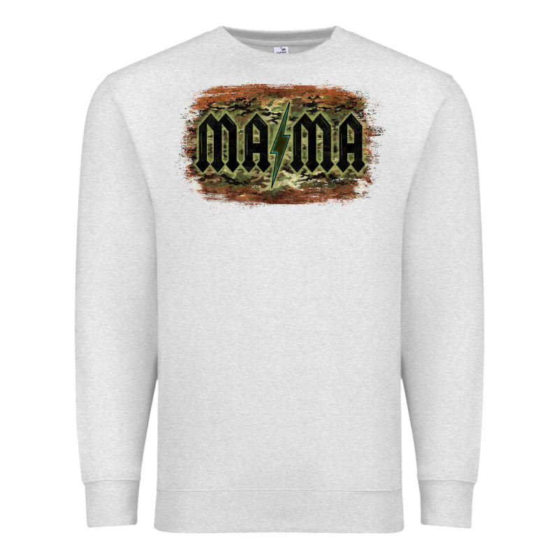 Camouflage Patterned Mama Tried Premium Sweatshirt by Bettercallsaul | Teevron