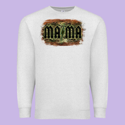 Camouflage Patterned Mama Tried Premium Sweatshirt Designed By Bettercallsaul
