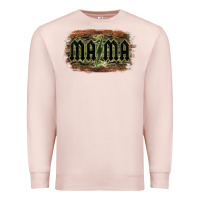Pale Pink Camouflage Patterned Mama Tried Premium Sweatshirt - Bettercallsaul