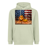 Matcha halloween american flag tumbler Heavyweight Hoodie - Jasminsmagicworld