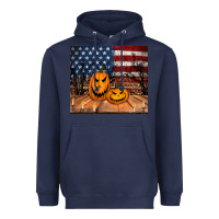 Navy halloween american flag tumbler Heavyweight Hoodie - Jasminsmagicworld