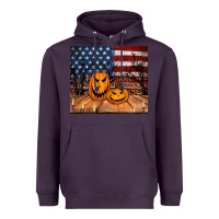 Plum halloween american flag tumbler Heavyweight Hoodie - Jasminsmagicworld