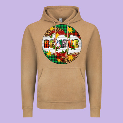 Christmas Believe Vintage Hoodie Designed By Artiststas