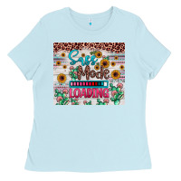 Baby Blue sass mode loading Ladies Tee - JahusDesignShop