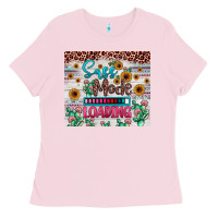 Bubblegum Pink sass mode loading Ladies Tee - JahusDesignShop