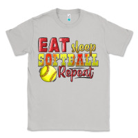 Moon Dust Eat Sleep Softball Repeat Classic Tee - LillyAllenDesigns