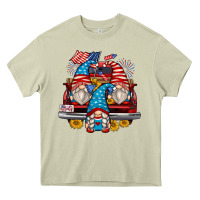 4th Of July Gnomes Farm Truck Heavy Core Tee | Teevron