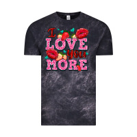 Cloud Black i love you more with lips and strawberry Vintage Tee - AdoDesignShop