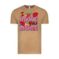 Vintage Camel i love you more with lips and strawberry Vintage Tee - AdoDesignShop