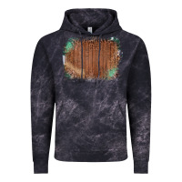 Cloud Black Wood Glitter Leopard Pattern Frame Vintage Hoodie - Bettercallsaul
