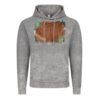 Cloud Rock Wood Glitter Leopard Pattern Frame Vintage Hoodie - Bettercallsaul