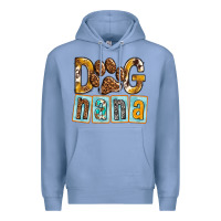 Colony Blue Dog Nana with Paw Premium Hoodie - texasbilliewilder