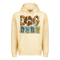 Pina Colada Dog Nana with Paw Premium Hoodie - texasbilliewilder