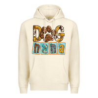 Sandshell Dog Nana with Paw Premium Hoodie - texasbilliewilder