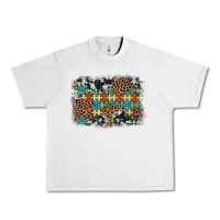Lunar Rock autism awareness leopard cowhide background Urban Heavy Tee - Artiststas