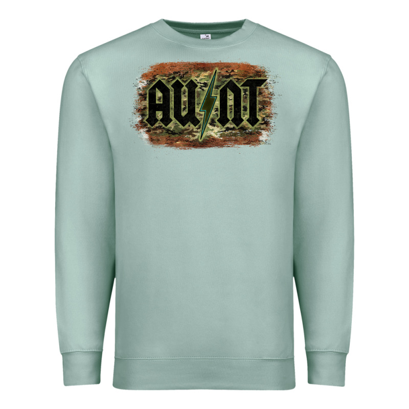 Aunt Camouflage Premium Sweatshirt by Bettercallsaul | Teevron