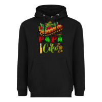 Black papa cito sombrero Heavyweight Hoodie - BarkalooDesign