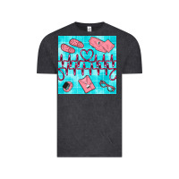 Vintage Black nurse heart beat seamless pattern Vintage Tee - BundleAndBundleShop