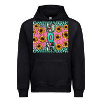 Black Mom sunflower glitter Urban Hoodie - CowGirlArtShop