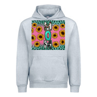 Heather Grey Mom sunflower glitter Urban Hoodie - CowGirlArtShop
