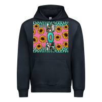 Navy Mom sunflower glitter Urban Hoodie - CowGirlArtShop