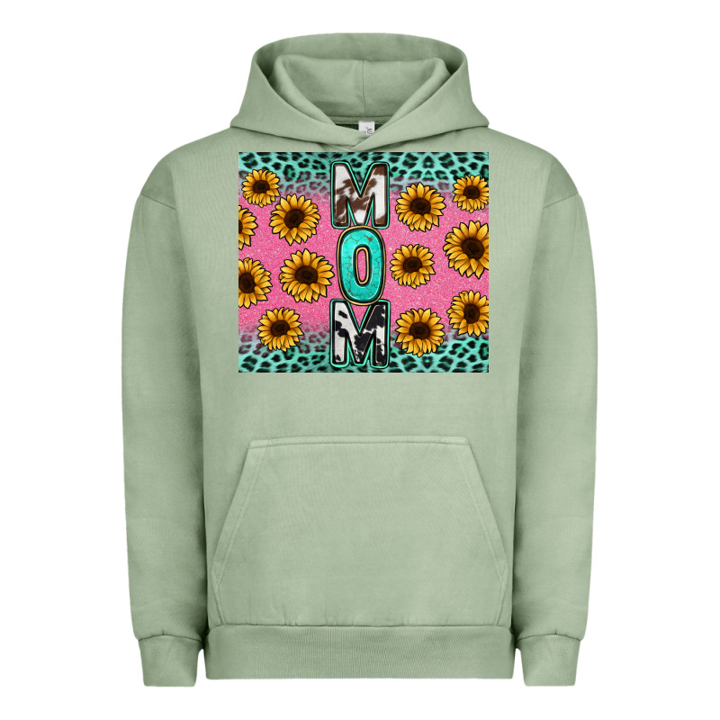 Mom Sunflower Glitter Urban Hoodie by CowGirlArtShop | Teevron
