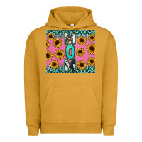 Pigment Peanut Butter Mom sunflower glitter Urban Hoodie - CowGirlArtShop