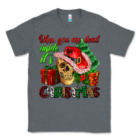 Charcoal Heather when you are dead inside its Christmas Classic Tee - AdoDesignShop