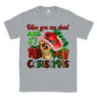 Heather Grey when you are dead inside its Christmas Classic Tee - AdoDesignShop