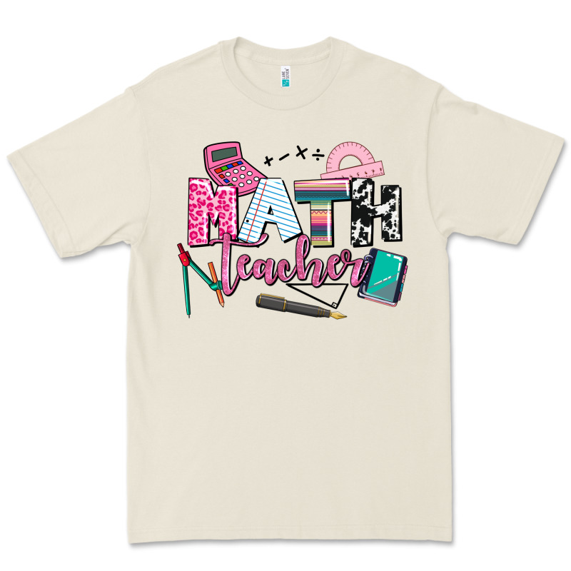 Math Teacher Premium Tee by AdoDesignShop | Teevron
