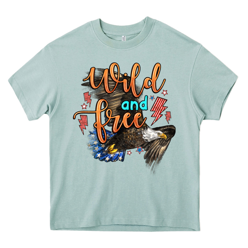 Wild And Free Heavy Core Tee by Zillion Design Studio | Teevron